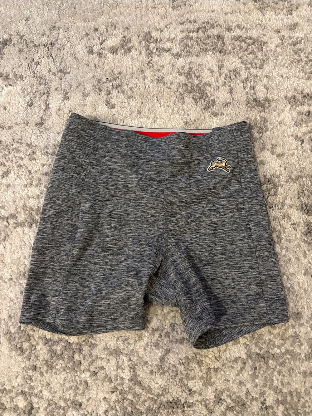 Tracksmith grey session shorts